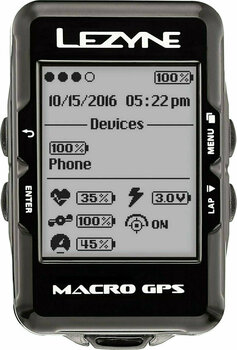 Electronică biciclete Lezyne Macro GPS Black - 4