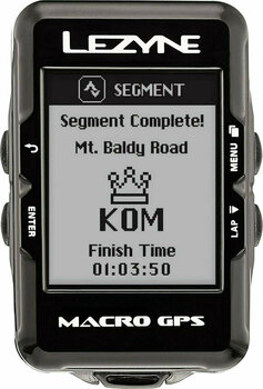 Electronică biciclete Lezyne Macro GPS Black - 7