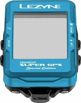 Kerkékpár elektronika Lezyne Super GPS Blue - 3