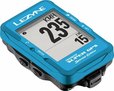 Cycling electronics Lezyne Super GPS Blue - 8