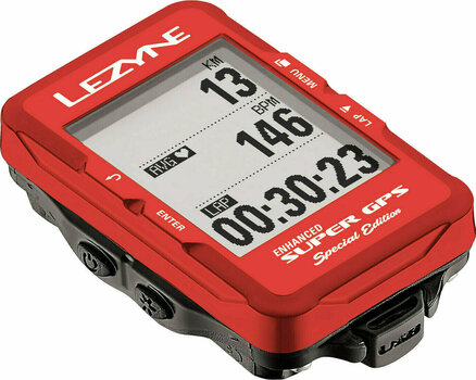 Electronică biciclete Lezyne Super GPS Red - 7