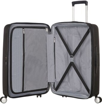 Városi hátizsák / Táska American Tourister Soundbox Spinner EXP 77/28 Large Check-in Bass Black 97/110 L Bőrönd - 3