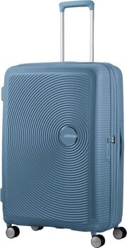 Lifestyle Backpack / Bag American Tourister Soundbox Spinner EXP 77/28 Large Check-in Stone Blue 97/110 L Luggage - 5