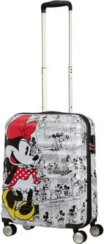 Lifestyle reppu / laukku American Tourister Disney Wavebreaker Spinner 55/20 Cabin Comics White 36 L Luggage - 5