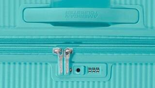 Bolsa de viaje para barco American Tourister Soundbox Spinner EXP 55/20 Cabin Expandable-Maleta con 4 ruedas Poolside Blue 35,5/41 L - 7