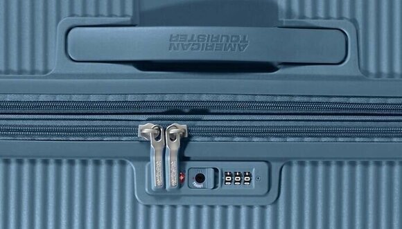 Lifestyle-rugzak / tas American Tourister Soundbox Spinner EXP 77/28 Large Check-in Stone Blue 97/110 L Bagage - 8