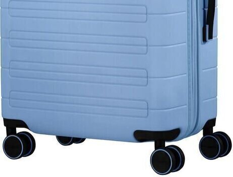 Lifestyle ruksak / Taška American Tourister Novastream Spinner EXP 67/24 Medium Check-in Pastel Blue 64/73 L Kufor - 7