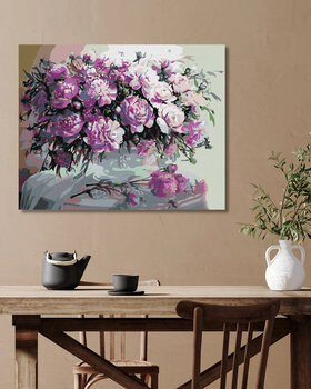 Painting by Numbers Zuty Painting by Numbers Purple Peonies - 3