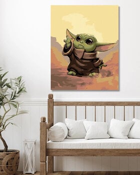 Painting by Numbers Zuty Painting by Numbers Baby Yoda - 3