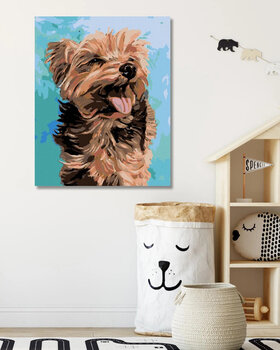 Pintura por números Zuty Pintura por números Happy Yorkshire Terrier - 3