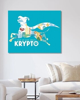 Painting by Numbers Zuty Painting by Numbers Crypto Poster (DC League Of Super-Pets) - 3