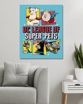 Schilderen op nummer Zuty Schilderen op nummer Poster DC League of Super Pets II - 3