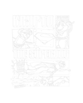 Malen nach Zahlen Zuty Malen nach Zahlen Superhund Krypto Poster (DC League Of Super-Pets) - 2