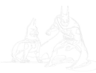 Maalimine numbrite järgi Zuty Batman'S Best Friend (DC League Of Super-Pets) - 1