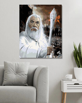 Peinture par numéros Zuty Peinture par numéros Portrait de Gandalf (Seigneur des Anneaux) - 3