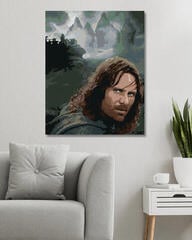 Painting by Numbers Zuty Painting by Numbers Aragorn Portrait (Lord Of The Rings) - 2