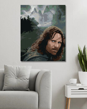 Schilderen op nummer Zuty Schilderen op nummer Portret van Aragorn (Lord of the Rings) - 3