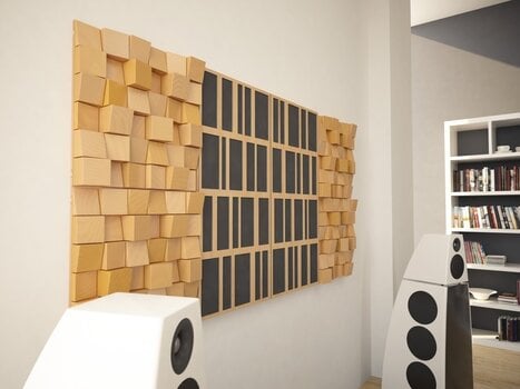 Painel de espuma absorvente Vicoustic VicPattern Ultra Beat XL Black Matte Painel de espuma absorvente - 3