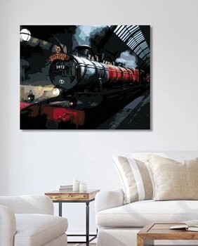 Painting by Numbers Zuty Painting by Numbers The Hogwarts Express At Night (Harry Potter) - 3