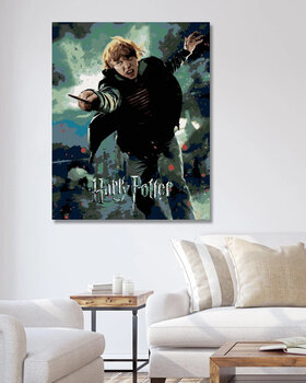 Peinture par numéros Zuty Peinture par numéros Affiche Harry Potter et les Reliques de la Mort - Ron - 3