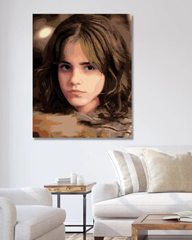 Peinture par numéros Zuty Peinture par numéros Portrait d'Hermione au regard sévère (Harry Potter) - 3