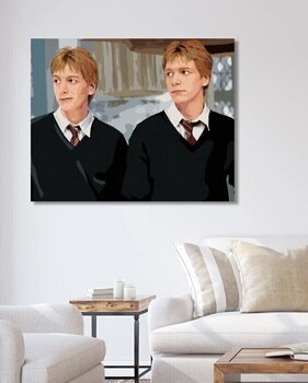 Schilderen op nummer Zuty Schilderen op nummer Fred en George Wemel (Harry Potter) - 3