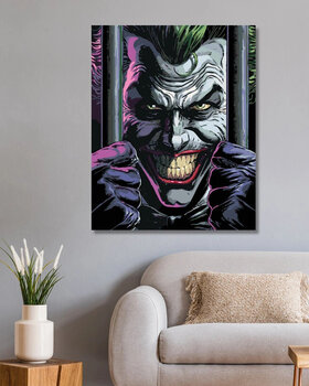 Peinture par numéros Zuty Peinture par numéros Joker derrière les barreaux (Batman) - 3