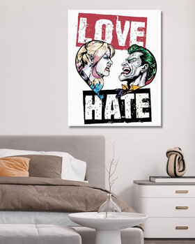Schilderen op nummer Zuty Schilderen op nummer Harley Quinn en Joker (Batman) - 3