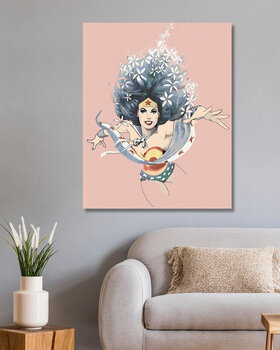Maľovanie podľa čísel Zuty Maľovanie podľa čísel Kvetinová Wonder Woman - 3