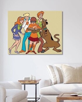 Picturi pe numere Zuty Picturi pe numere Shaggy, Scooby, Daphne, Velma și Fred (Scooby Doo) - 3