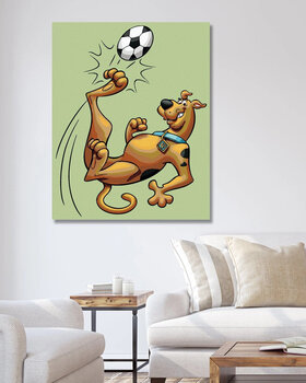 Peinture par numéros Zuty Peinture par numéros Scooby en tant que joueur de football (Scooby Doo) - 3