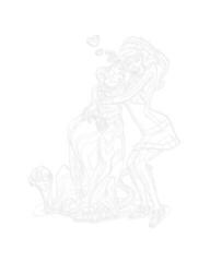 Schilderen op nummer Zuty Schilderen op nummer Scooby en Daphne (Scooby Doo) - 1