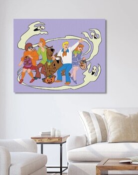 Maľovanie podľa čísel Zuty Maľovanie podľa čísel Záhady S.R.O. a duchovia na Halloween (Scooby Doo) - 3