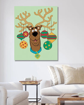 Schilderen op nummer Zuty Schilderen op nummer Scooby met gewei en ornamenten (Scooby Doo) - 3