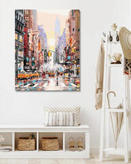 Schilderen op nummer Zuty Schilderen op nummer New York Street en Yellow Cabs (Richard Macneil) - 2