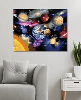 Peinture par numéros Zuty Peinture par numéros Planètes du système solaire (Howard Robinson) - 3