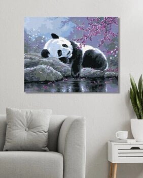 Painting by Numbers Zuty Painting by Numbers A Sleeping Panda And A Flowering Tree (Abraham Hunter) - 3