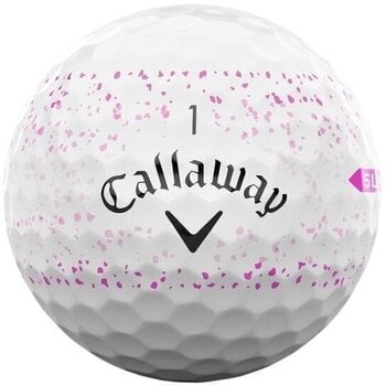 Golfball Callaway Supersoft 2023 Pink Splatter Golfball - 2