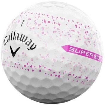 Balles de golf Callaway Supersoft 2023 Pink Splatter Balles de golf - 3