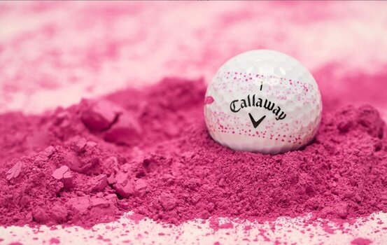 Μπάλες Γκολφ Callaway Supersoft 2023 Pink Splatter Μπάλες Γκολφ - 5