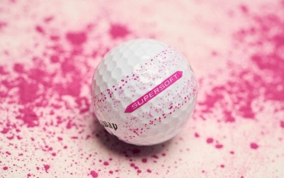 Μπάλες Γκολφ Callaway Supersoft 2023 Pink Splatter Μπάλες Γκολφ - 6