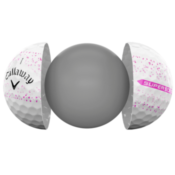 Μπάλες Γκολφ Callaway Supersoft 2023 Pink Splatter Μπάλες Γκολφ - 4