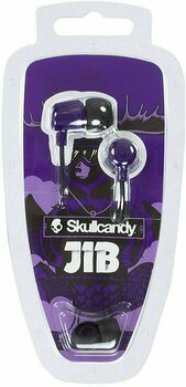 En la oreja los auriculares Skullcandy JIB Purple - 2