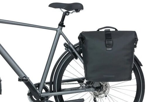 Borsa bicicletta Basil SoHo Nordlicht MIK Doppia borsa da viaggio per bicicletta Night Black 41 L - 6