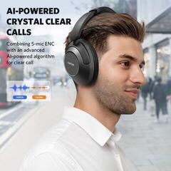 Ασύρματο Ακουστικό On-ear EarFun Wave Pro HP200B Black Ασύρματο Ακουστικό On-ear - 7