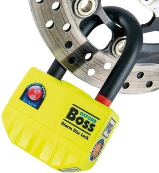 Motorslot Oxford Big Boss Alarm Disc Lock 16mm Yellow Slot - 4