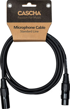 Microfoonkabel Cascha Standard Line Microphone Cable 1 m Microfoonkabel - 8