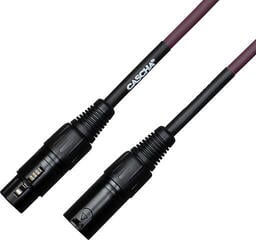 Microfoonkabel Cascha Standard Line Microphone Cable Purple 3 m Microfoonkabel - 1
