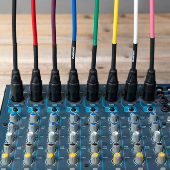 Cable de micrófono Cascha Standard Line Microphone Cable Rojo 9 m Cable de micrófono - 12
