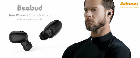 True Wireless In-ear Jabees Beebud Black - 8
